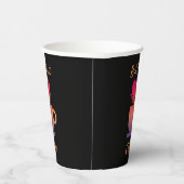 しかし最初のコーヒー |朝の日の出コーヒー好き 紙コップ (右)