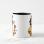 しかし最初のテキーラのレトロなヴィンテージの女性 マグカップ (中央)