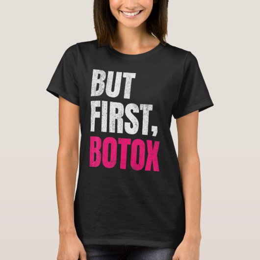 しかし最初のボトックスことわざ Tシャツ (正面)