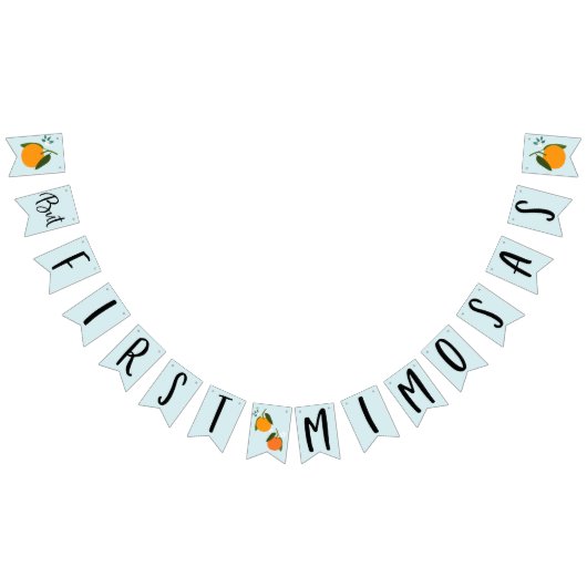 しかし最初のミモサスの束の旗 バンティングフラッグ (全)