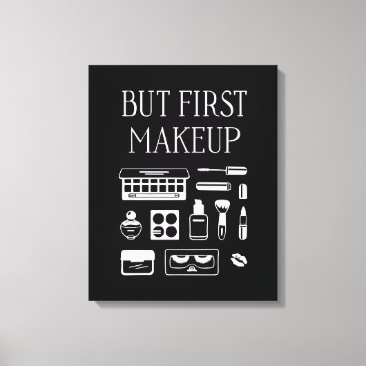 しかし最初のメイク キャンバスプリント (正面)