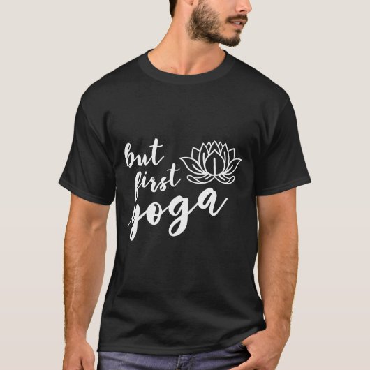 しかし最初のヨガ Tシャツ (正面)