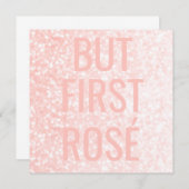 しかし最初のロゼ |赤面ピンクワインおもしろい (正面/裏面)