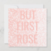 しかし最初のロゼ |赤面ピンクワインおもしろい (正面)