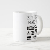 しかし最初の化粧 ジャンボコーヒーマグカップ (正面右)