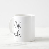 しかし最初の抹茶 | Green Tea Lovers コーヒーマグカップ (正面左)