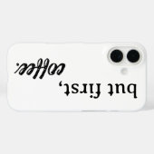 しかし最初はコーヒー Case-Mate iPhoneケース (裏面 (横))