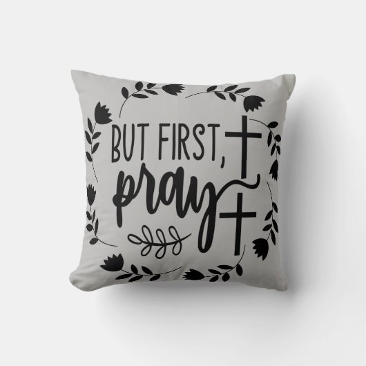 しかし最初祈感動的 クッション (正面)