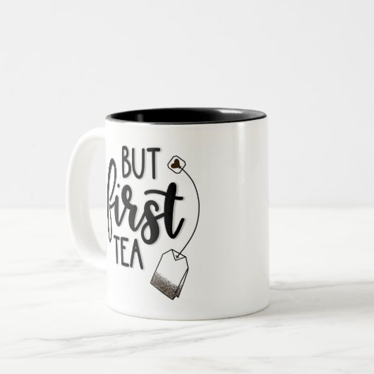 しかし最初茶マグ ツートーンマグカップ (正面左)