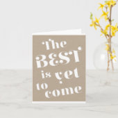 しかし最高の,ゴール来ズ·ドリームズ·ブラウン カード (黄色い花)