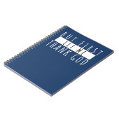 しかし神の感謝してい感謝の回想 ノートブック (左側)