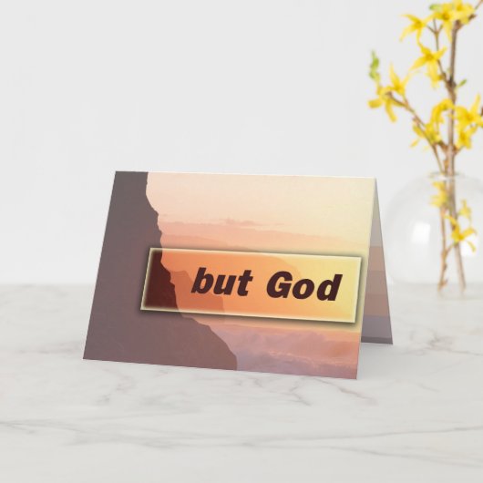 しかし神よ カード (黄色い花)