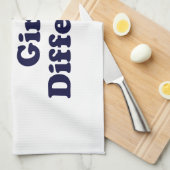 しかし私の女の子違うは キッチンタオル (四つ折り)