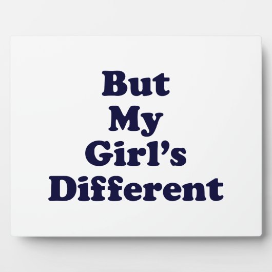 しかし私の女の子違うは フォトプラーク (正面)