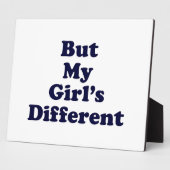 しかし私の女の子違うは フォトプラーク (側面)