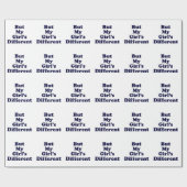 しかし私の女の子違うは ラッピングペーパー (フラット)