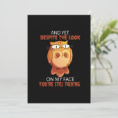 しかし私の顔はあなたはまだ話している (スタンド正面)