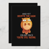 しかし私の顔はあなたはまだ話している (正面/裏面)