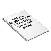 しかし私の顔を見てもあなたはは ノートブック (右側)