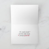 しかし私はずっとよい|のクリスマスカードです シーズンカード (内部)