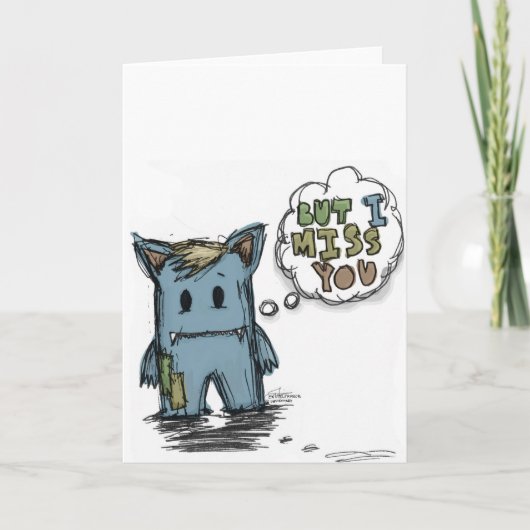 しかし私は恋しく思います カード (正面)