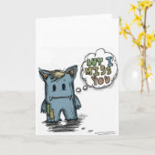 しかし私は恋しく思います カード (黄色い花)