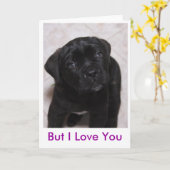 しかし私は愛します カード (黄色い花)