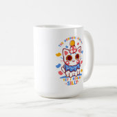 しかし私は残っ間抜けている コーヒーマグカップ (正面右)