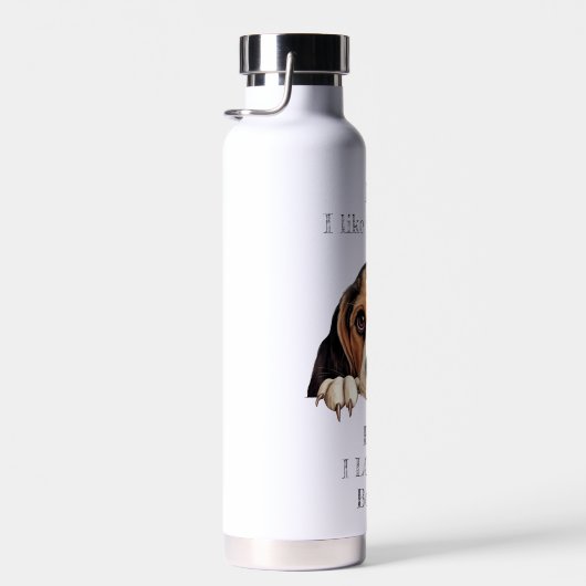 しかし私は私のビーグルが大好き！ウォーターボトル ウォーターボトル (右面)