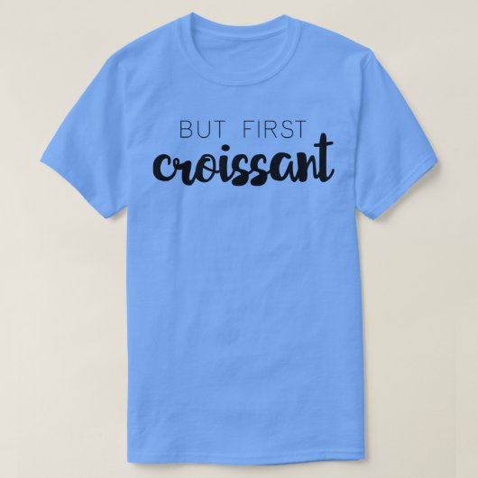 しかし第一クロワッサン Tシャツ (デザイン正面)