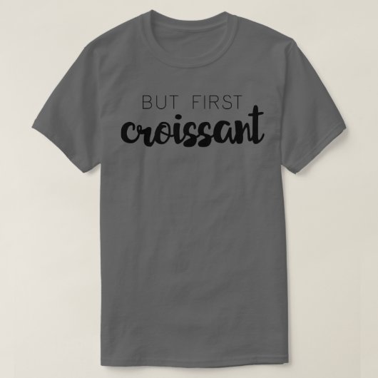 しかし第一クロワッサン Tシャツ (デザイン正面)
