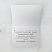 しかし羽根の共感書は サンキューカード (内部)