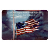 しかし落ちた、煙忘れのフラグ柔軟 マグネット (横)