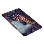 しかし落ちた、煙忘れのフラグ柔軟 マグネット (右側)