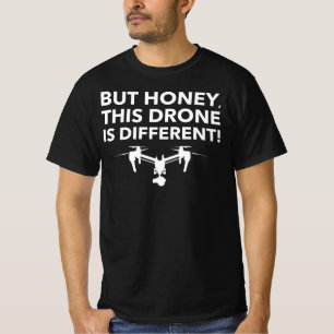 しかし蜂蜜はこの無人機異なっています- FPV Quadcopter Tシャツ