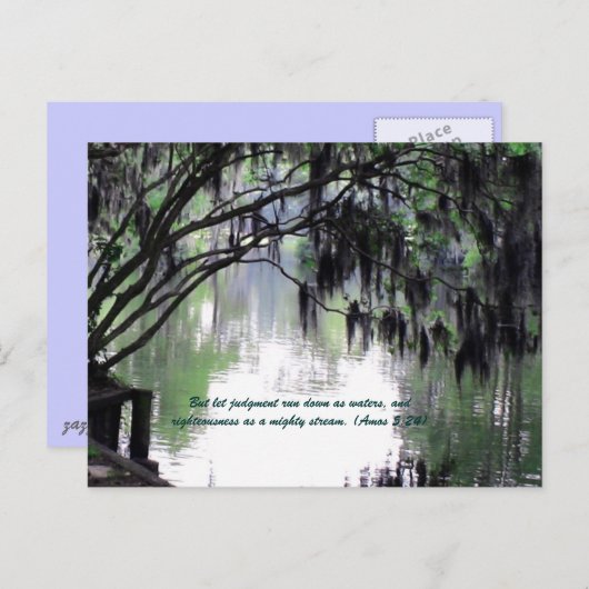 しかし裁き走を水として、そして正しいものとして下すべきです。 ポストカード (正面/裏面)