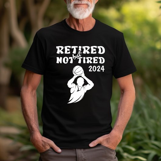 しかし退職した、疲れていない引退バスケのスポーツ Tシャツ