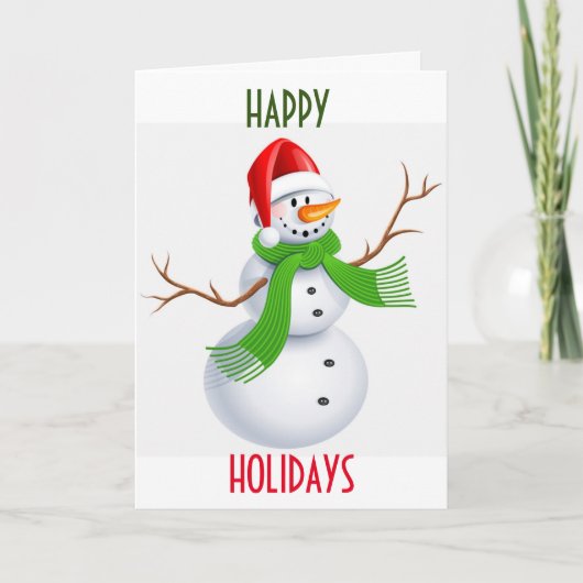 しかし間抜けおもしろいクリスマスグリーティングカード シーズンカード (正面)