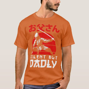 しかし静かダディーハッピーファーザーズパパ Tシャツ