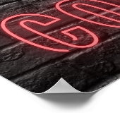 しかし、まず、コーヒーのネオンのサイン ポスター (角)