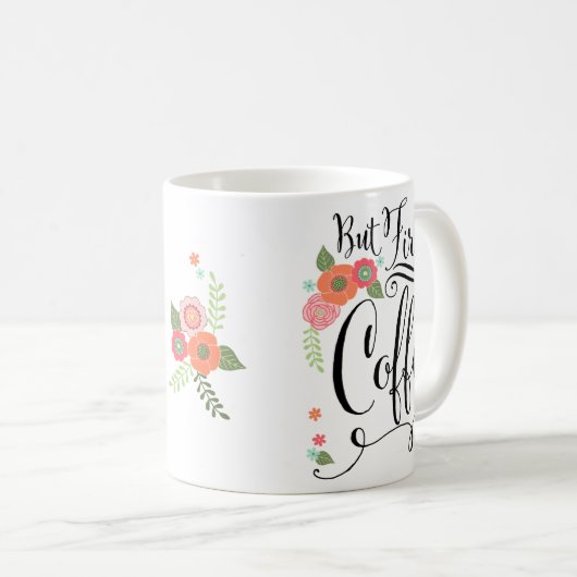 しかし、まず、コーヒーのフローラマグ コーヒーマグカップ (正面右)