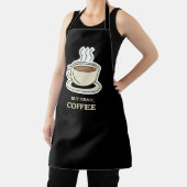 しかし、まず、コーヒーコおもしろいーヒー愛好家 エプロン (インサイチュ)