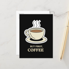 しかし、まず、コーヒーコおもしろいーヒー愛好家 ポストカード