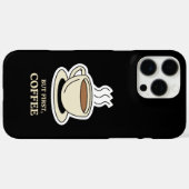 しかし、まず、コーヒーコおもしろいーヒー愛好家 Case-Mate iPhoneケース (裏面 (横))