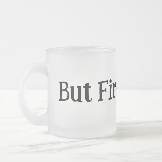 しかし、まず、コーヒーマグ フロストグラスマグカップ (左)