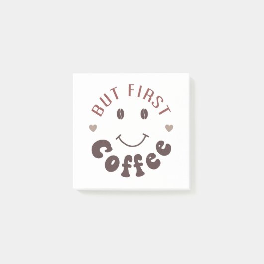 しかし、まず、コーヒー ポストイット (正面)