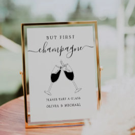 しかし、まず、シャンパンミニマルバーサイン 台座サイン