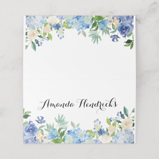 しかし、グリーンアジサイ結婚花の座席表 プレイスカード (外部開封)