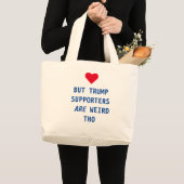 しかし、トランプのサポーター風変わりはTHO - TOTE BAG ラージトートバッグ (正面(商品))