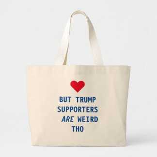 しかし、トランプのサポーター風変わりはTHO - TOTE BAG ラージトートバッグ